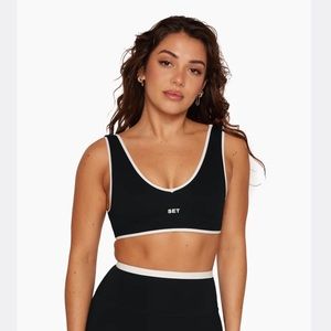 Set Active Sportbody Contrast Dip Bra